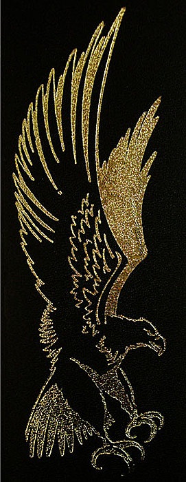 Perri's Leathers 106 Debossed Leather Gold Eagle (obrázek 3)