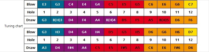 Hohner Echo-Harp CG 2x48 (obrázek 7)