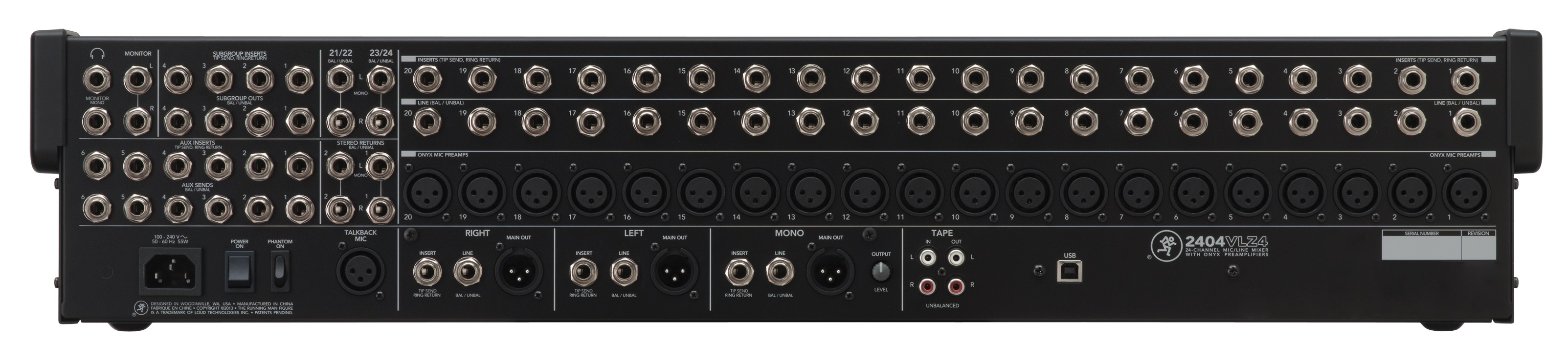 Mackie 2404 VLZ4 (obrázek 4)