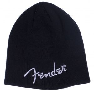 Levně Fender Logo Beanie Black