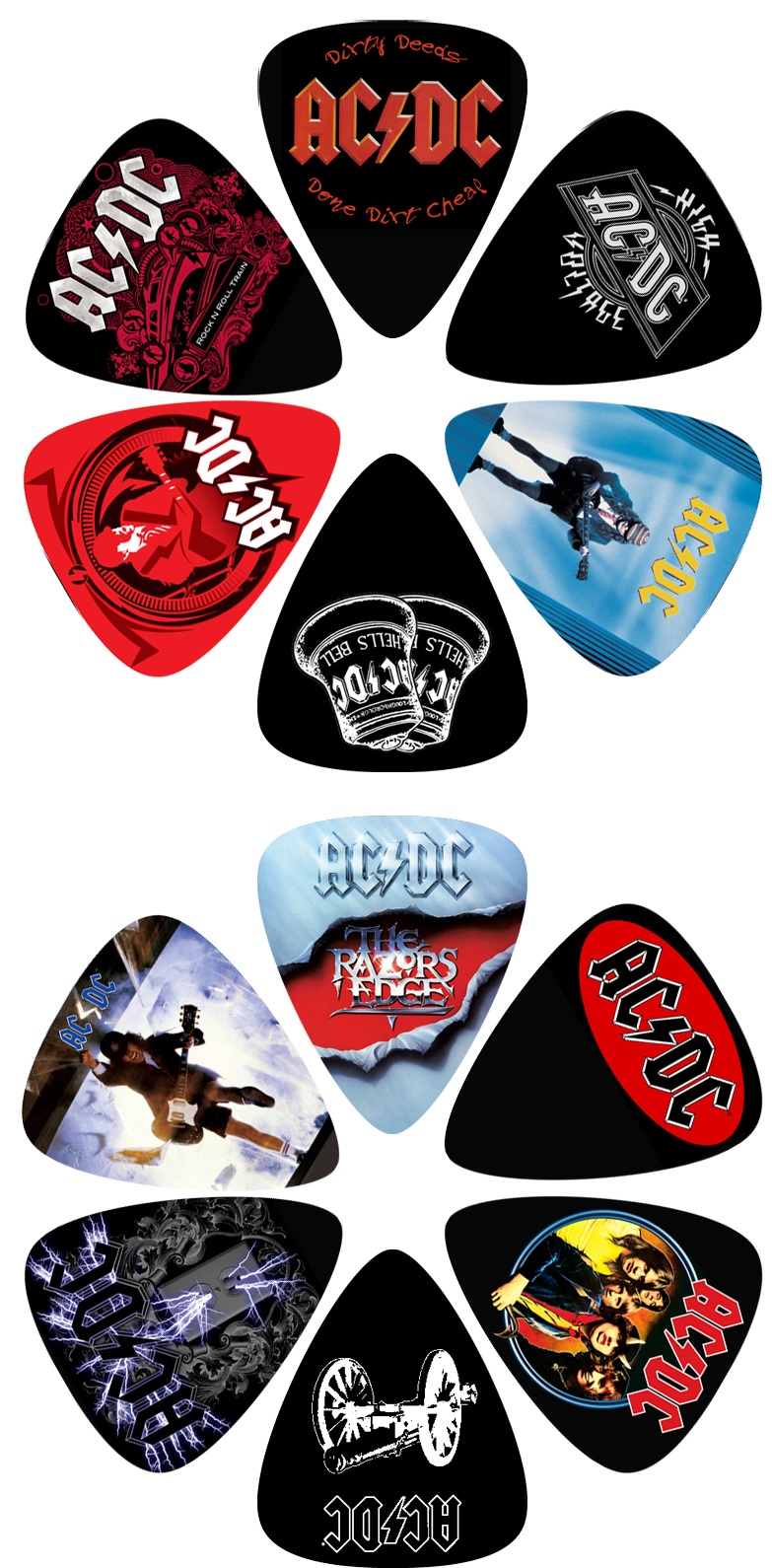 Levně Perri's Leathers AC/DC Picks V