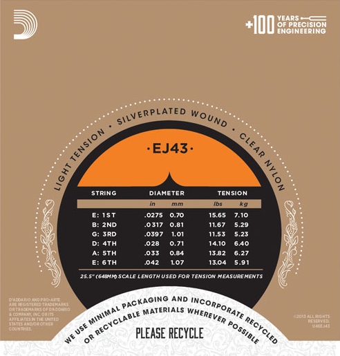 D'Addario EJ43 (obrázek 3)