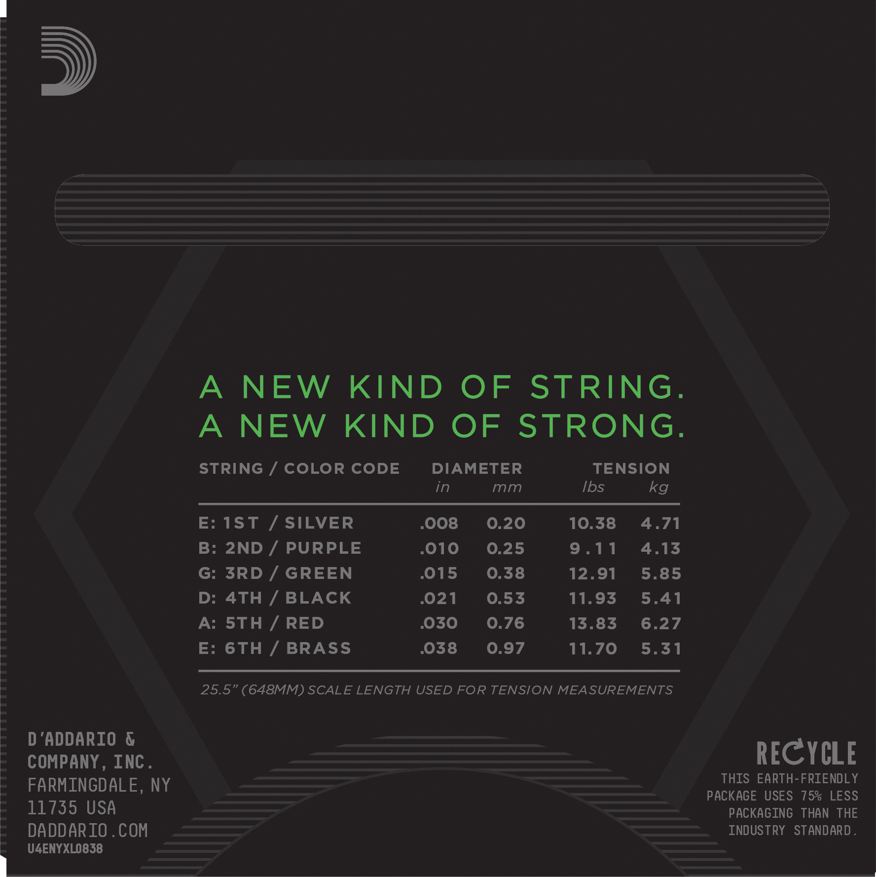 D'Addario NYXL0838 (obrázek 3)