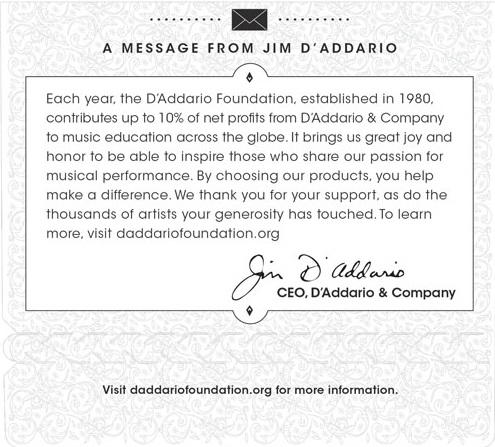 D'Addario EJ25B (obrázek 4)