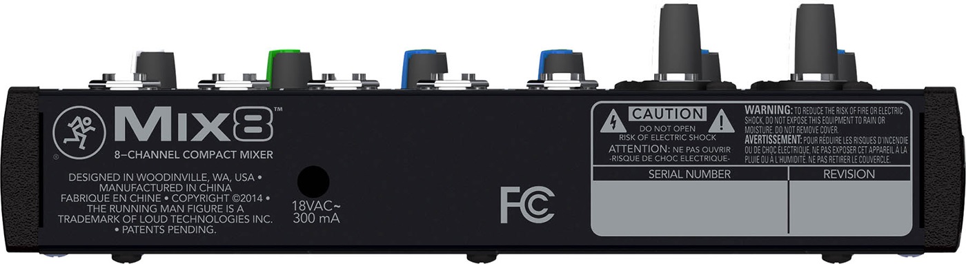 Mackie Mix8 (obrázek 3)