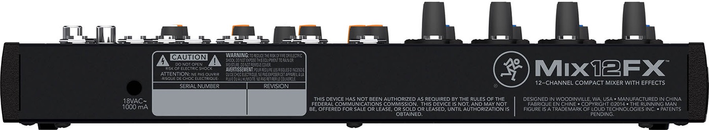 Mackie Mix12FX (obrázek 3)