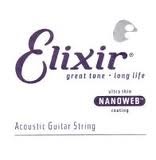 Elixir Nanoweb Phosphor Bronze Single .026