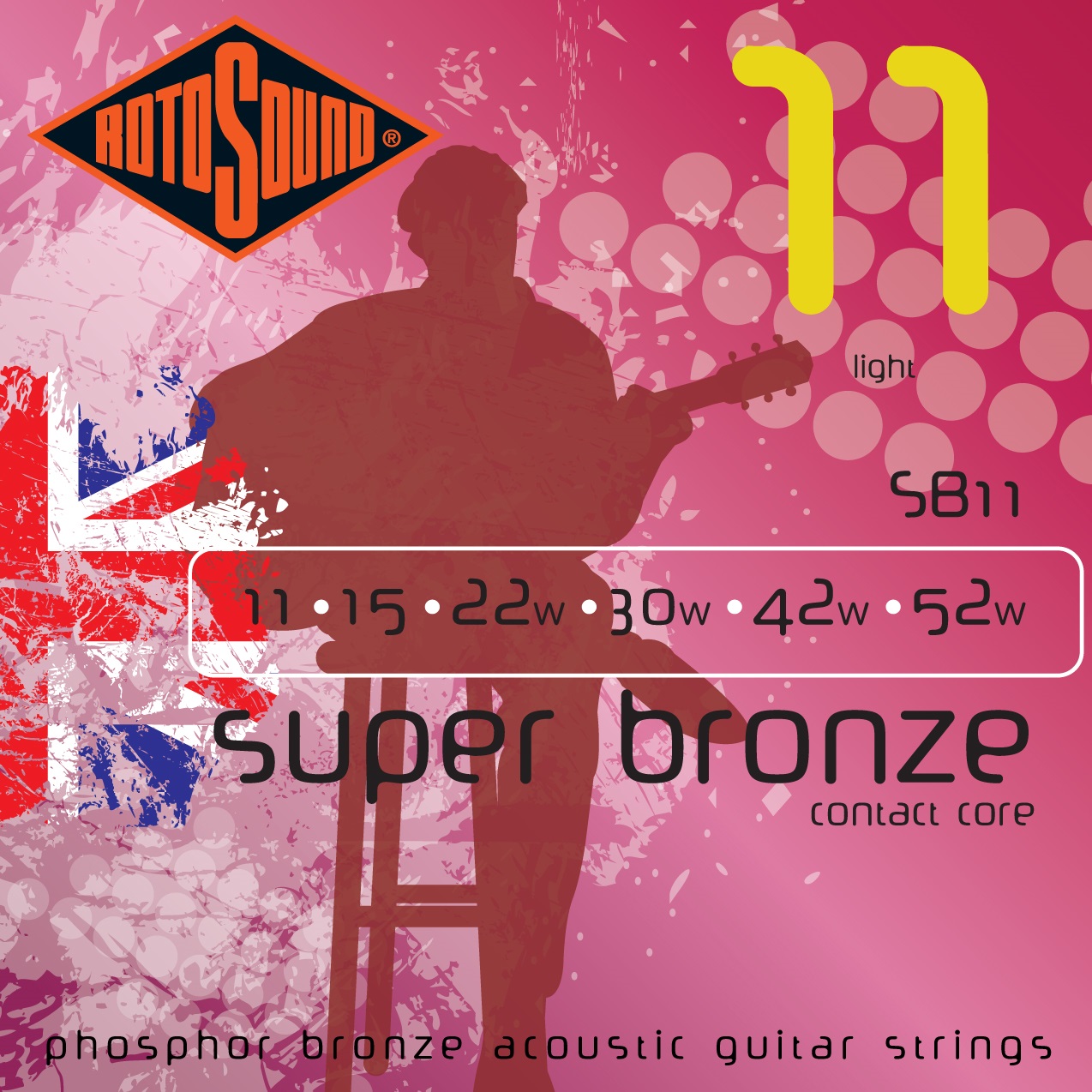 Levně Rotosound SB11 Super Bronze