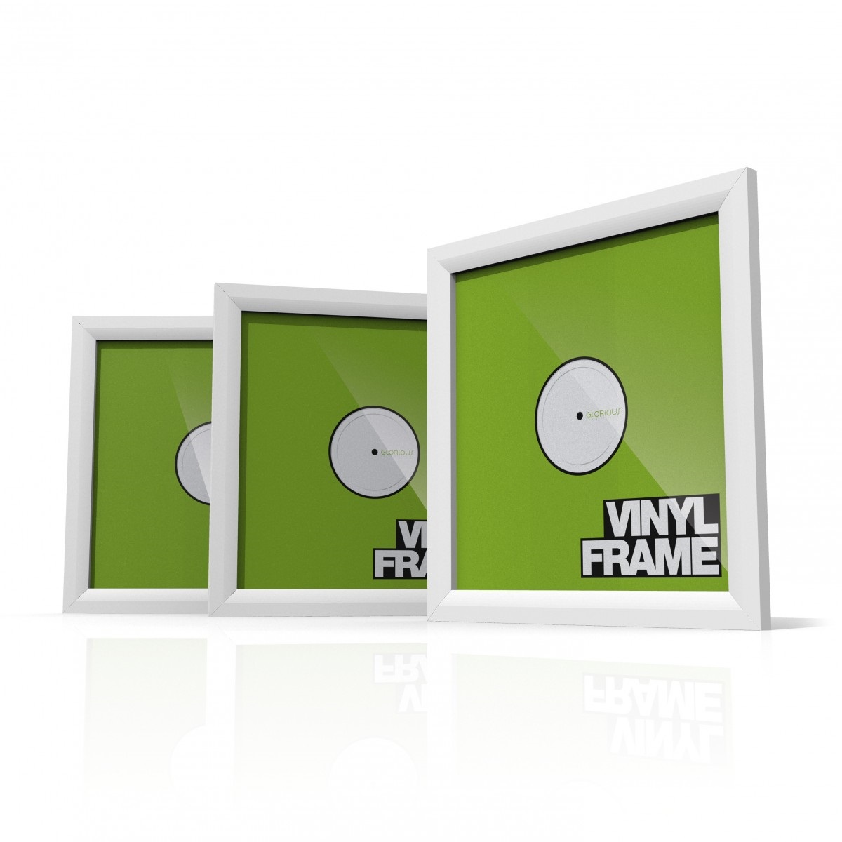 Levně Glorious Vinyl Frame Set 12" White