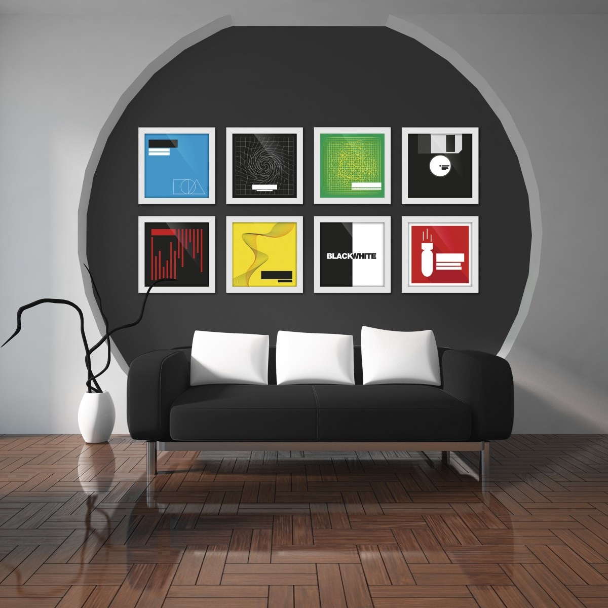 Glorious Vinyl Frame Set 12" White (obrázek 3)