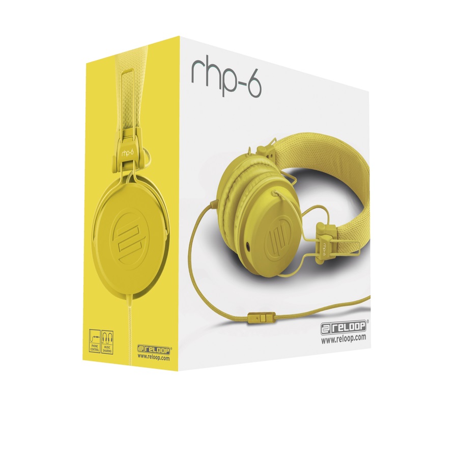 Reloop RHP-6 YELLOW (obrázek 4)