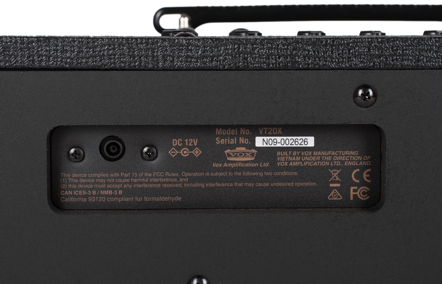 Vox VT20X (obrázek 4)