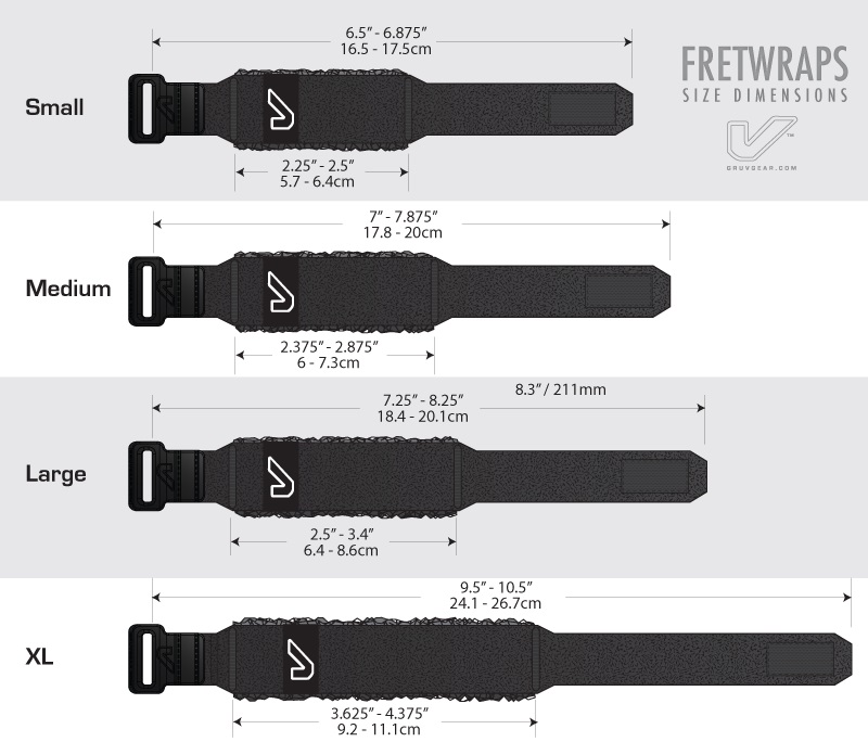 Gruvgear FretWraps Flare Orange Small (obrázek 4)