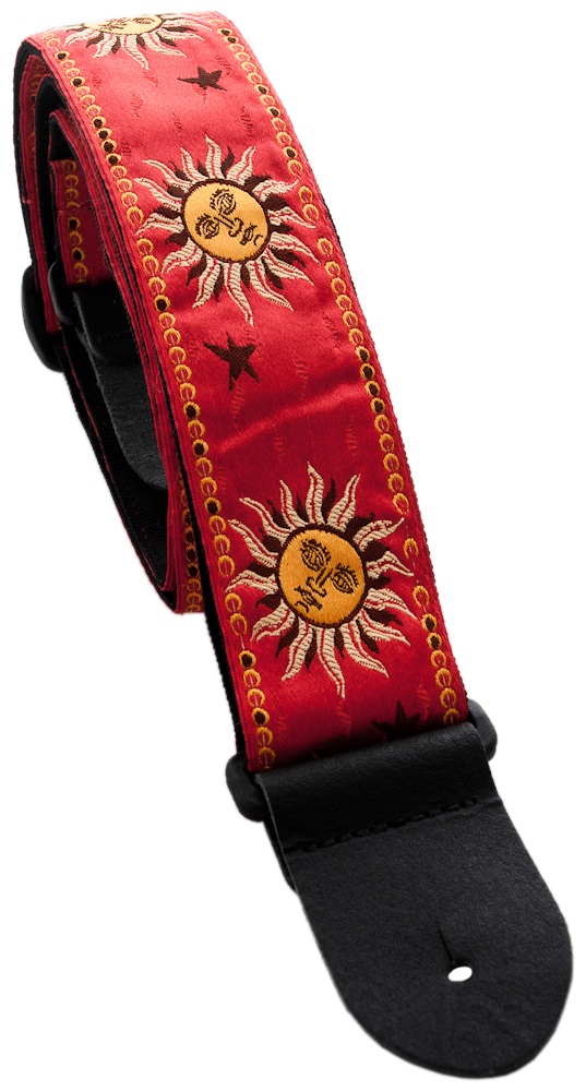 Levně Perri's Leathers 7010 Jacquard Red Suns