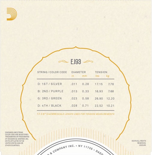 D'Addario EJ93 (obrázek 3)