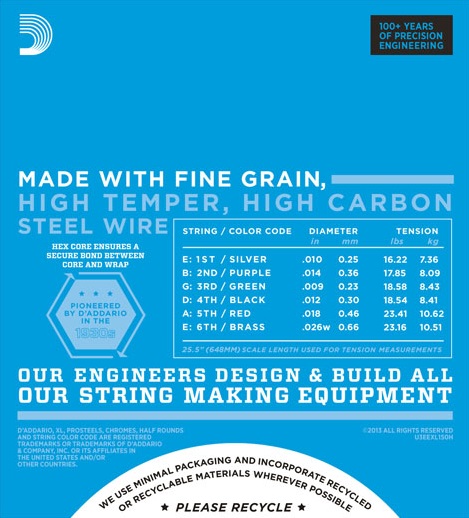 D'Addario EXL150H (obrázek 3)