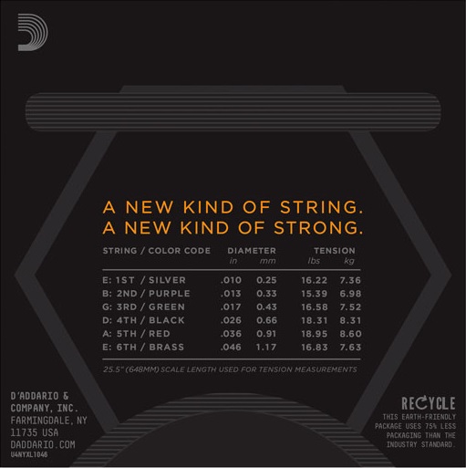 D'Addario NYXL1046-3P (obrázek 3)