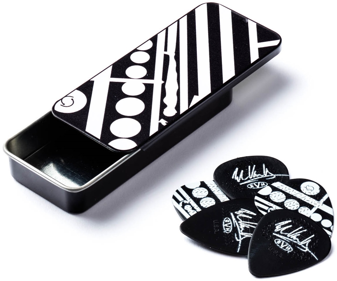 Levně Dunlop EVH Max Grip 0.60 Pick Tin Circles