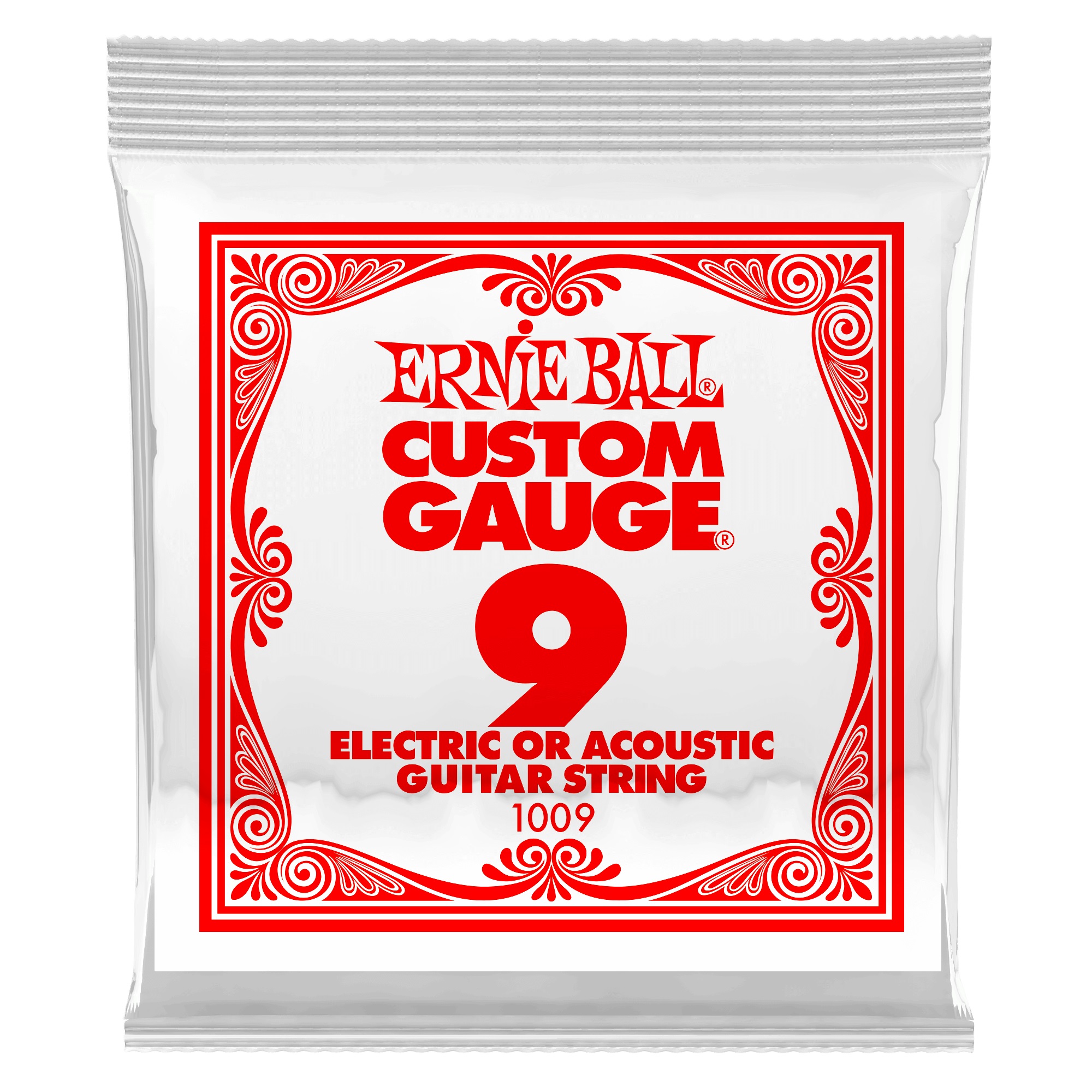 Ernie Ball 1009 Plain Steel Single .009