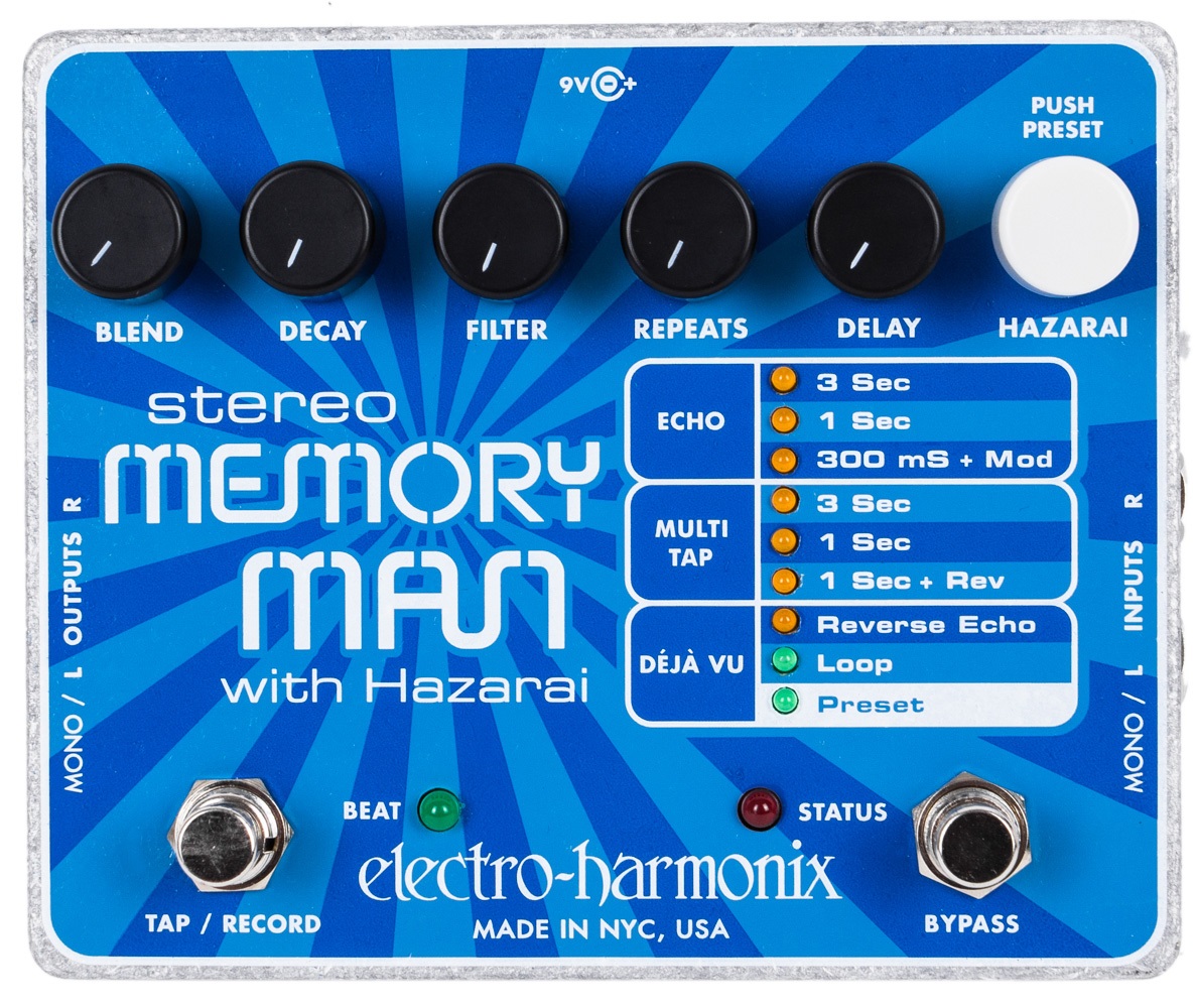 Levně Electro-Harmonix Stereo Memory Man With Hazarai