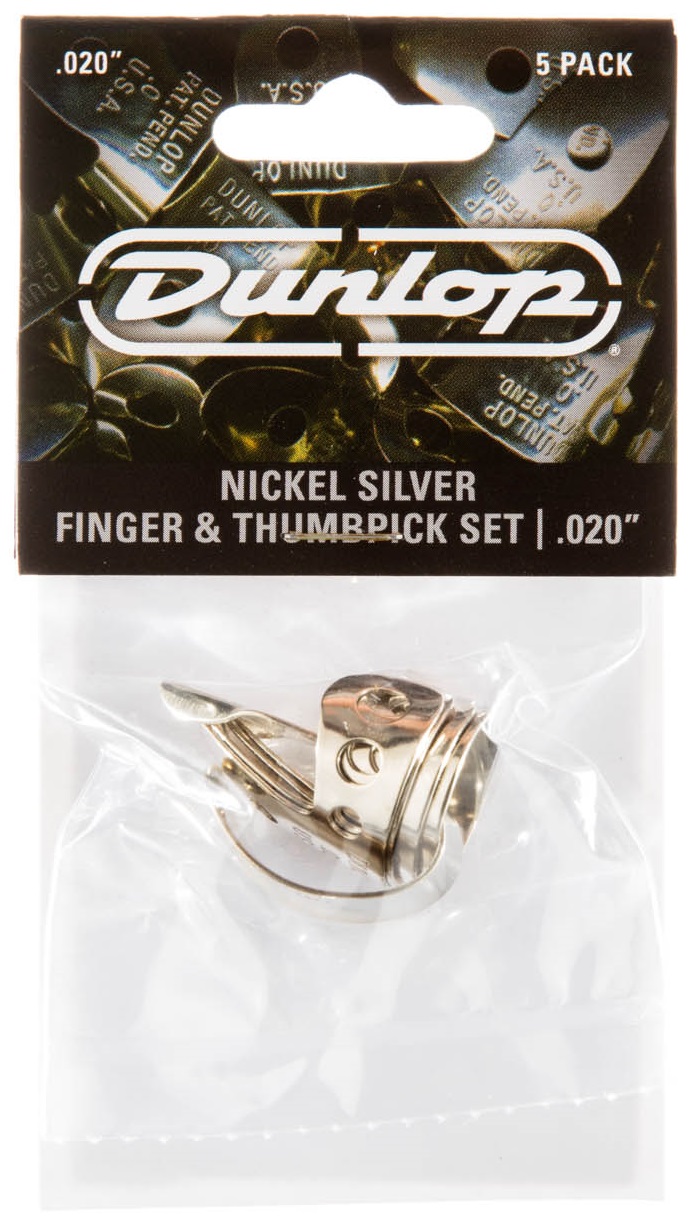 Dunlop Nickel Silver Fingerpick Set 0.020 (obrázek 3)