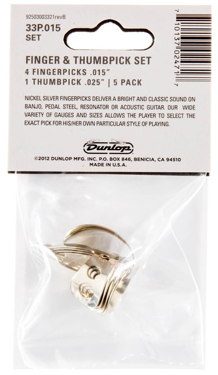 Dunlop Nickel Silver Fingerpick Set 0.015 (obrázek 4)