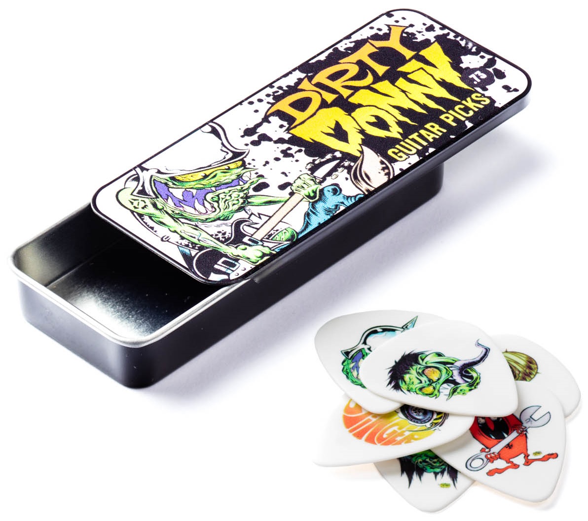 Levně Dunlop Dirty Donny Blackline Art Pick Tin 0.73