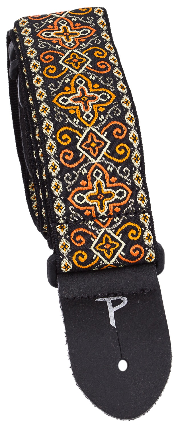 Levně Perri's Leathers 6726 Jacquard Orange Black Cross