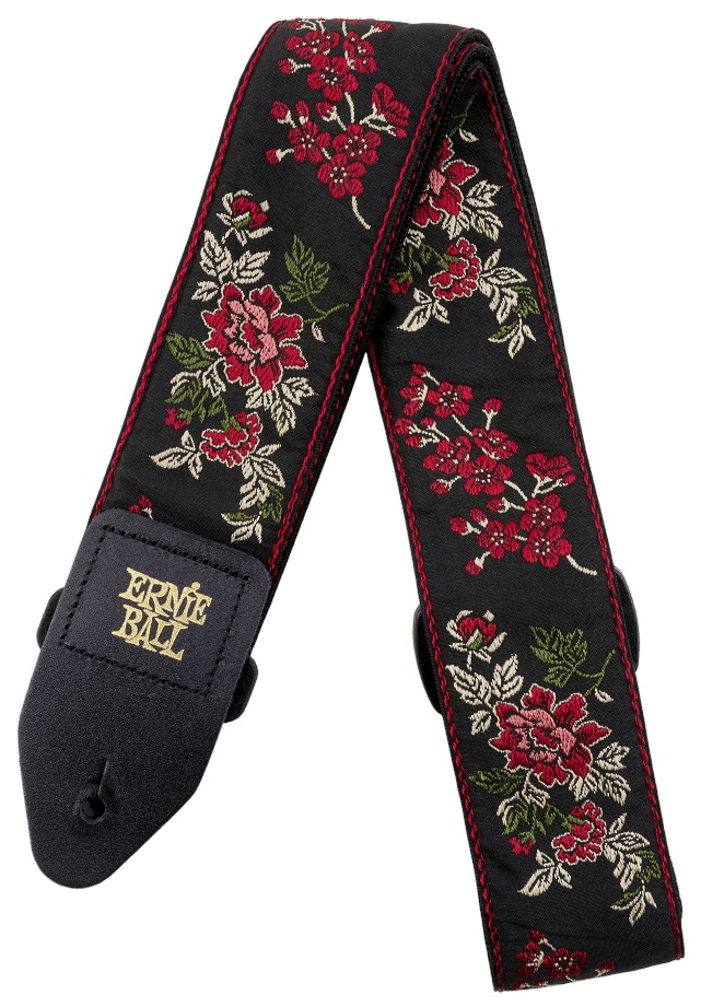 Levně Ernie Ball Red Rose Strap