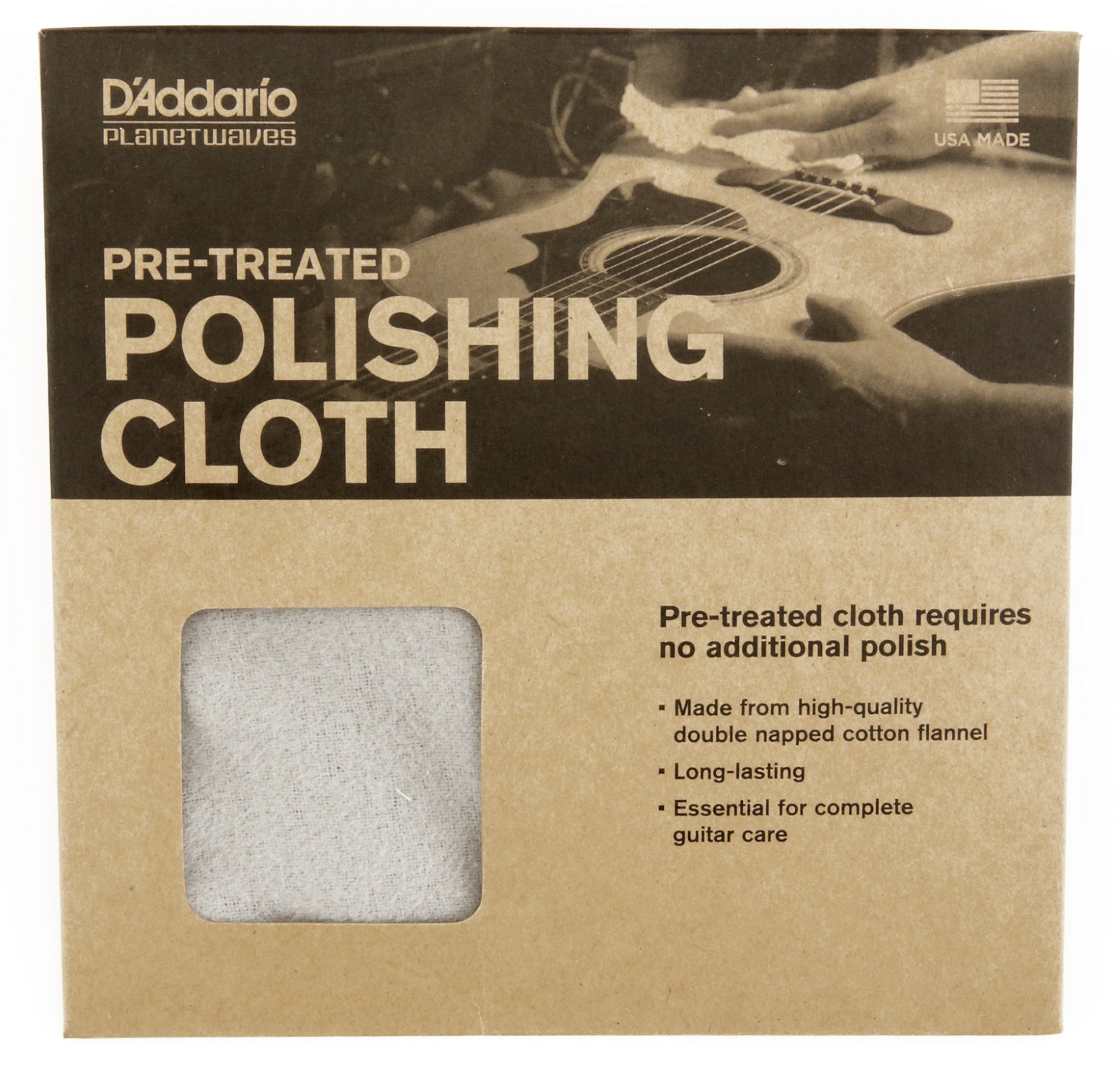 D'Addario Pre-Treated Polish Cloth (obrázek 3)