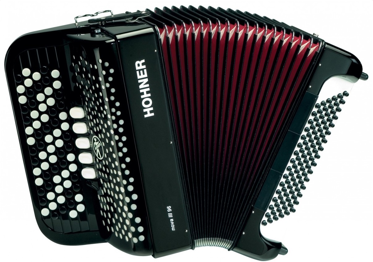Levně Hohner Nova III 96 black, C-stepped