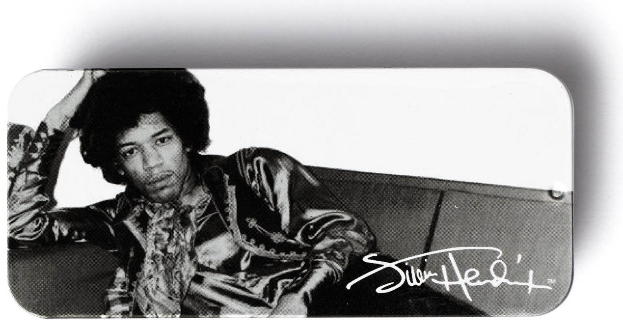 Dunlop Jimi Hendrix Pick Tin Silver Portrait I (obrázek 3)