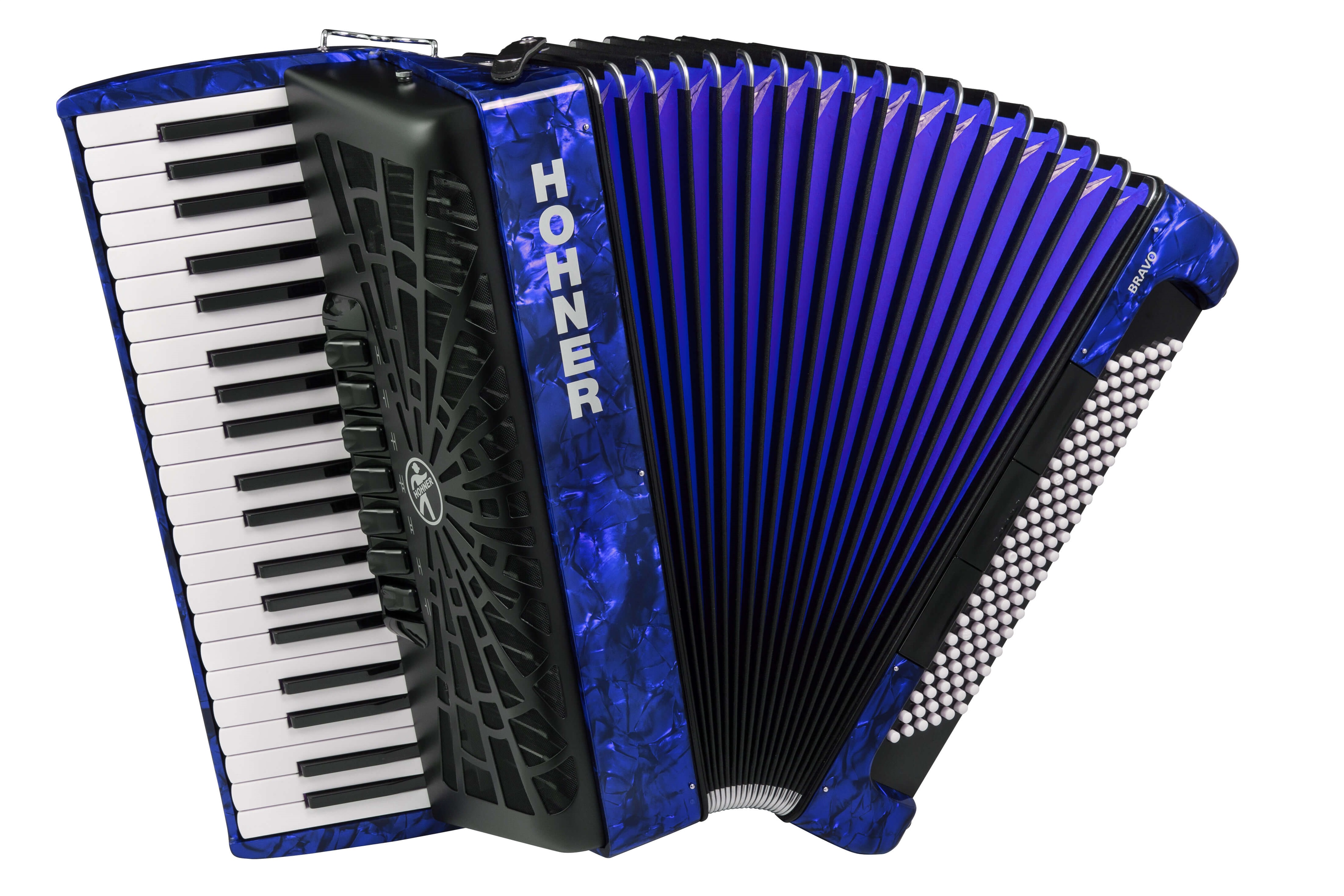 Levně Hohner Bravo III 120 dark blue (SilentKey)