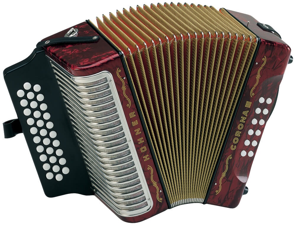 Levně Hohner Corona III BbEbAb, red