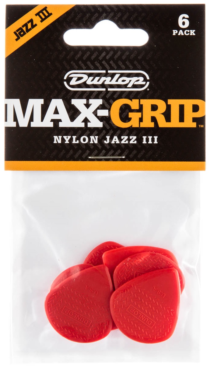 Dunlop Max Grip Jazz III Red Nylon (obrázek 4)