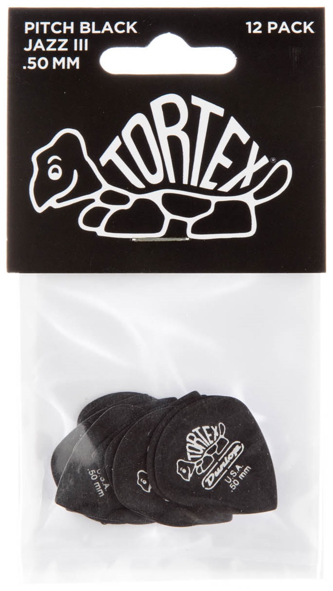 Dunlop Tortex Pitch Black Jazz III 0.5 (obrázek 4)