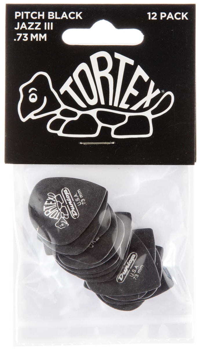 Dunlop Tortex Pitch Black Jazz III 0.73 (obrázek 4)