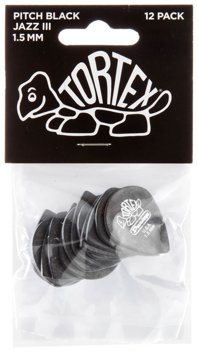 Dunlop Tortex Pitch Black Jazz III 1.5 (obrázek 4)