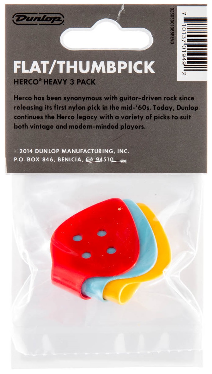 Dunlop Herco Thumbpicks Heavy (obrázek 11)