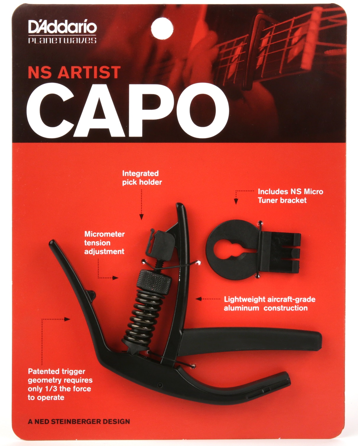 D'Addario CP-10 Artist Capo Black (obrázek 7)