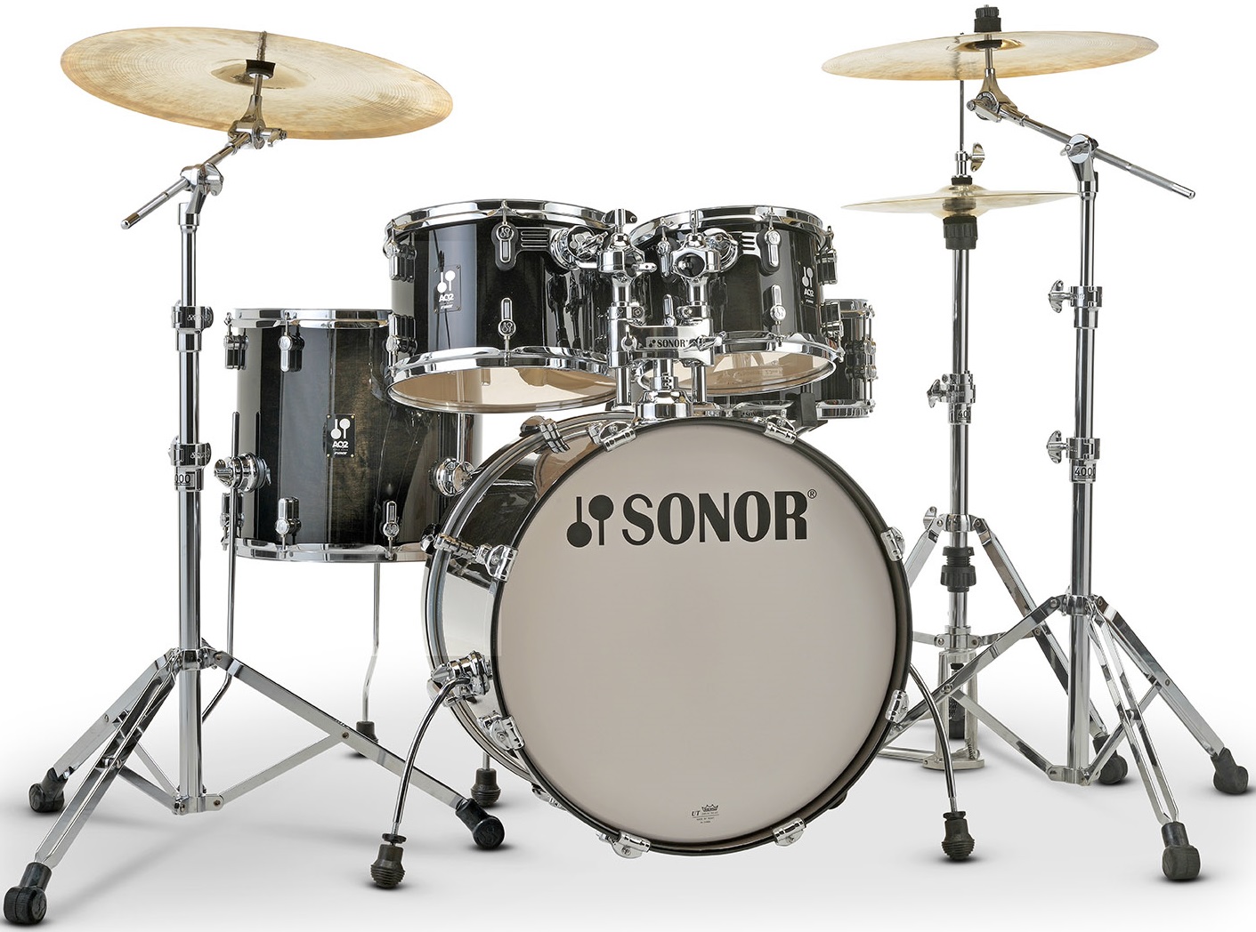 Levně Sonor AQ 2 Studio Set Transparent Black