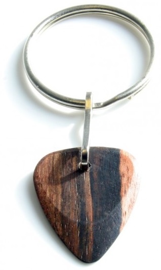 Levně Timber Tones Macassar Ebony Pick Keyring