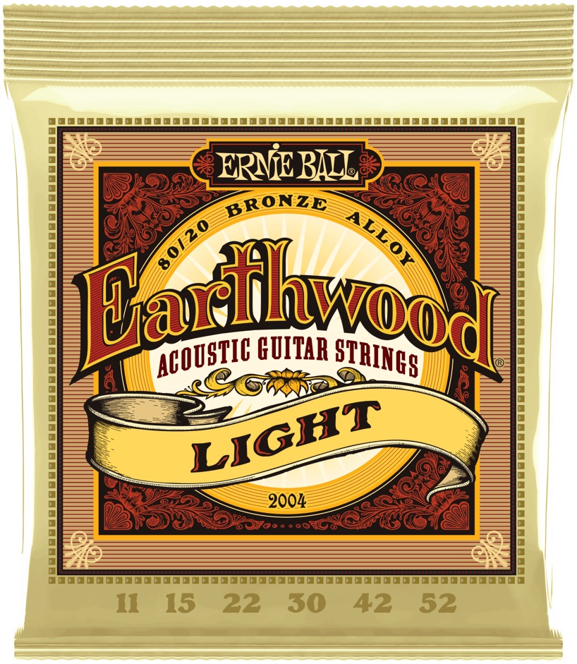 Levně Ernie Ball 2004 Earthwood 80/20 Bronze Light