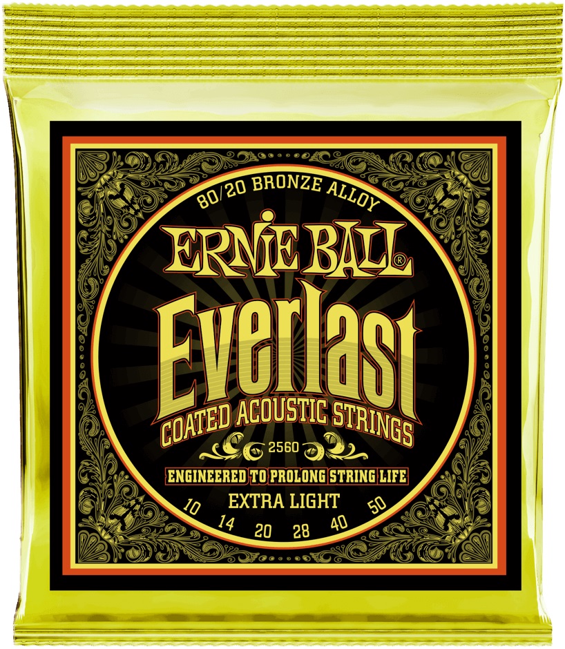Levně Ernie Ball 2560 Everlast 80/20 Bronze Extra Light