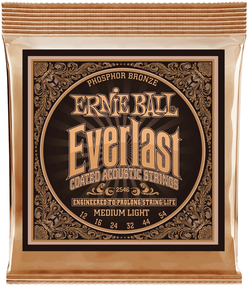 Levně Ernie Ball 2546 Everlast Phosphor Bronze Medium Light