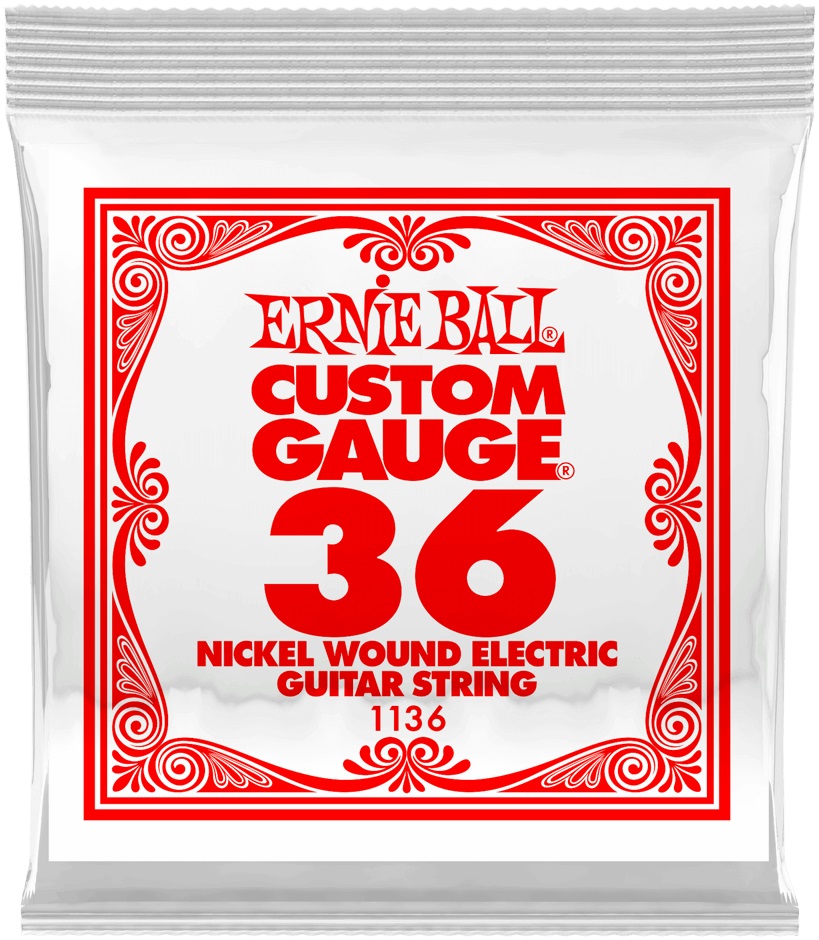 Ernie Ball 1136 Nickel Wound Single .036