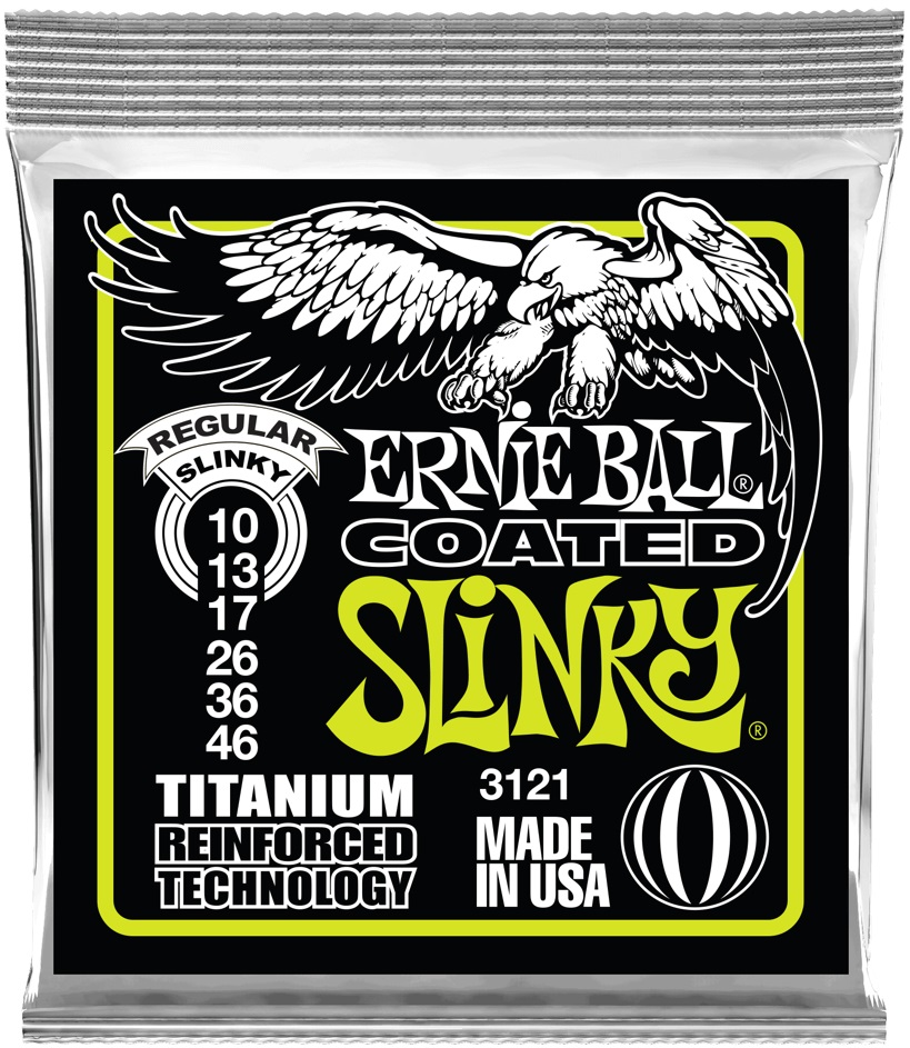 Levně Ernie Ball 3121 Titanium Regular Slinky