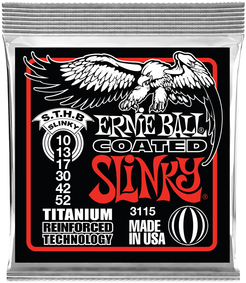 Levně Ernie Ball 3115 Titanium Skinny Top Heavy Bottom