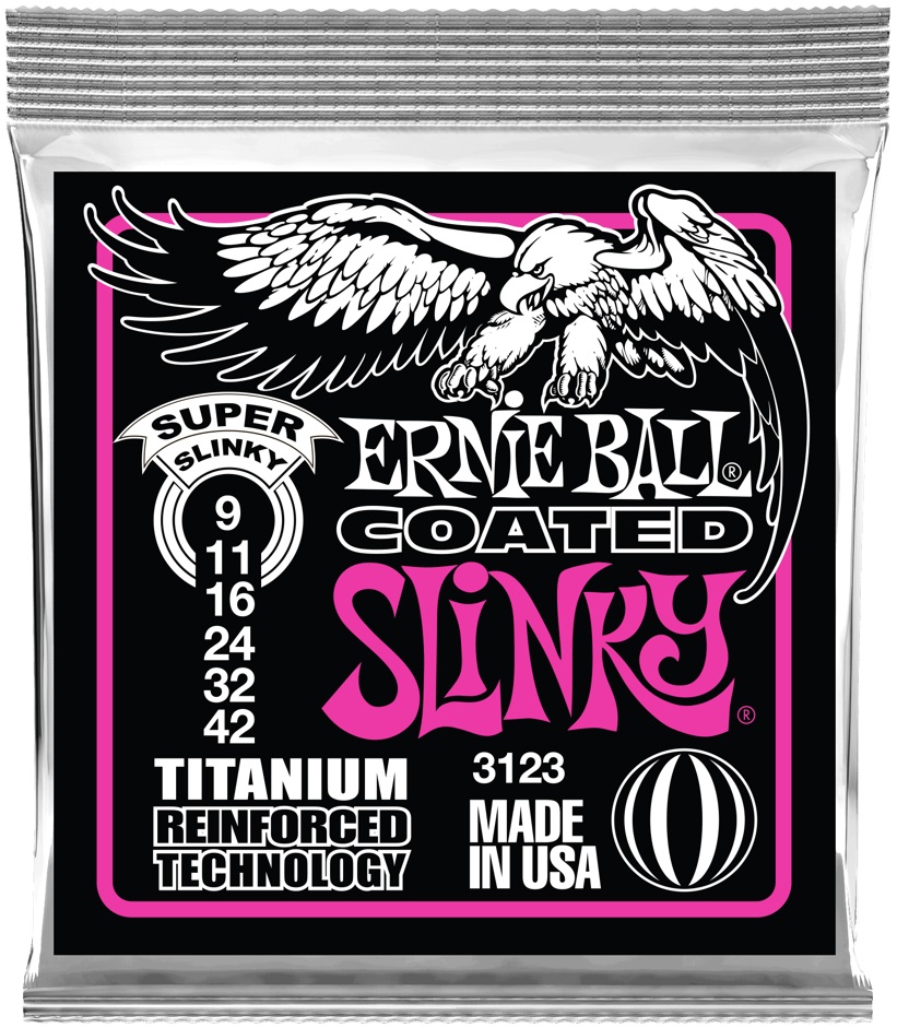 Levně Ernie Ball 3123 Titanium Super Slinky