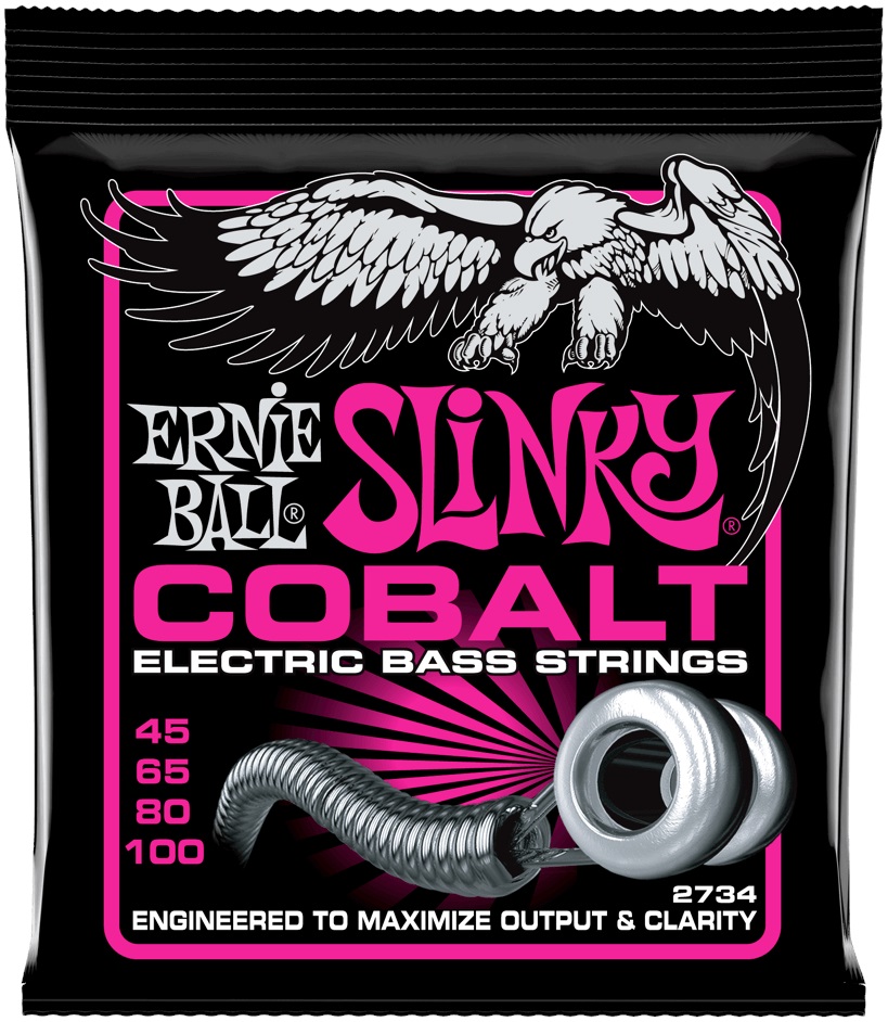 Ernie Ball 2734 Super Slinky Cobalt Electric Bass 45-100